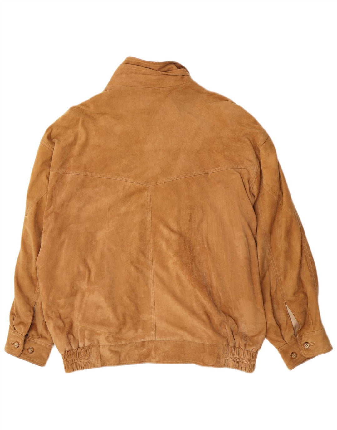 Christian Berg Ανδρικό Suede Bomber Jacket IT 56 3XL Καφέ Δερμάτινο