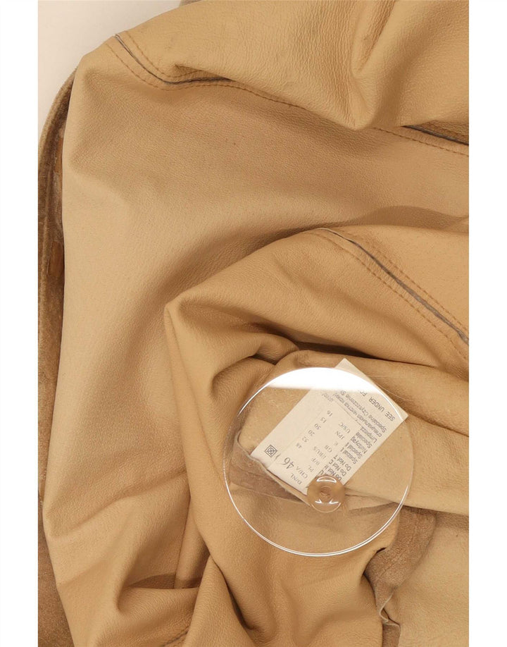 SAMOON Γυναικείο πουκάμισο Suede UK 20 2XL Δερμάτινο μπεζ