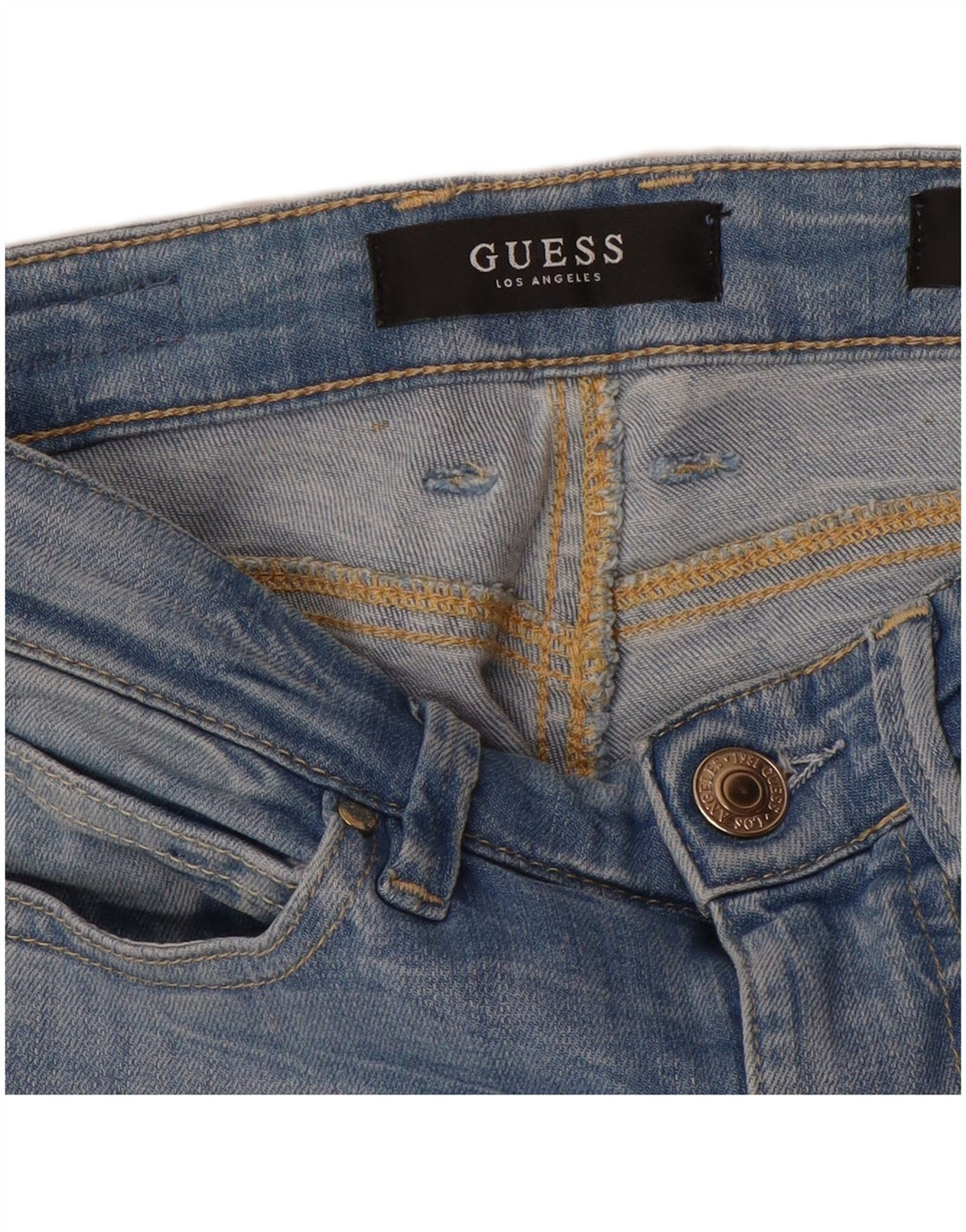 Guess Γυναικείο Skinny Jeans W24 L27 Μπλε