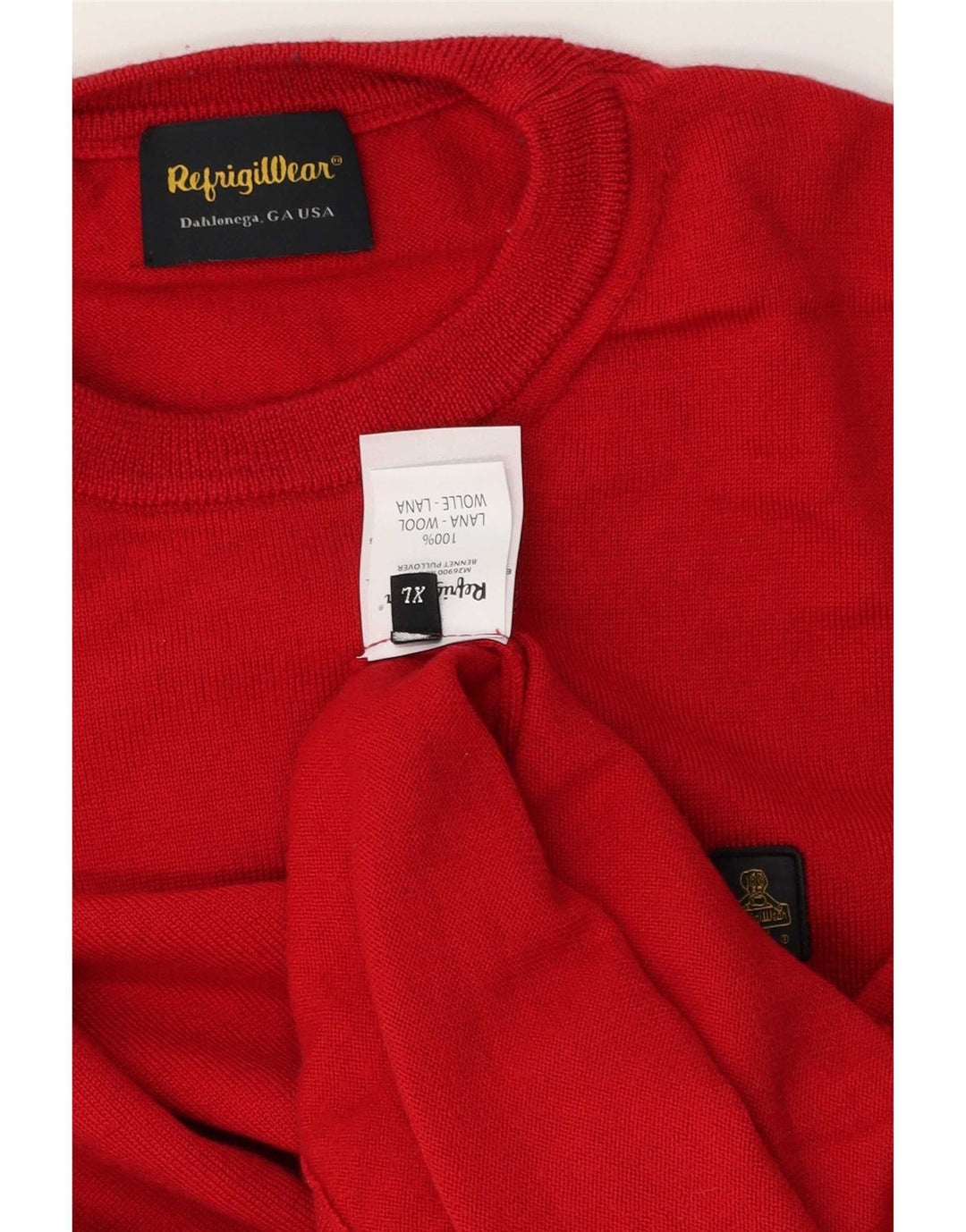 Ανδρικό πουλόβερ Refrigiwear Crew Neck Jumper XL Red Wool