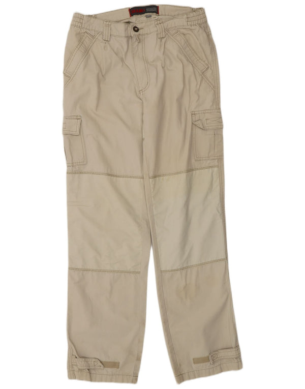 Slam Ανδρικό Straight Cargo Παντελόνι Windbreaker IT 46 Small W32 L33 Beige