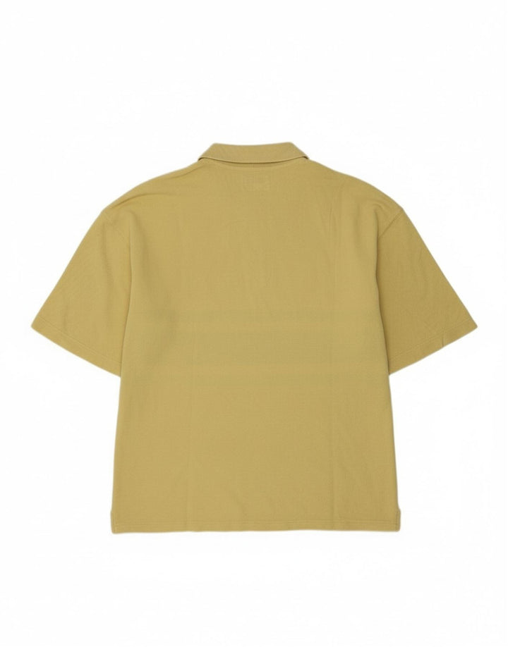 NORTH SAILS Mens Polo Shirt XL Yellow Striped
