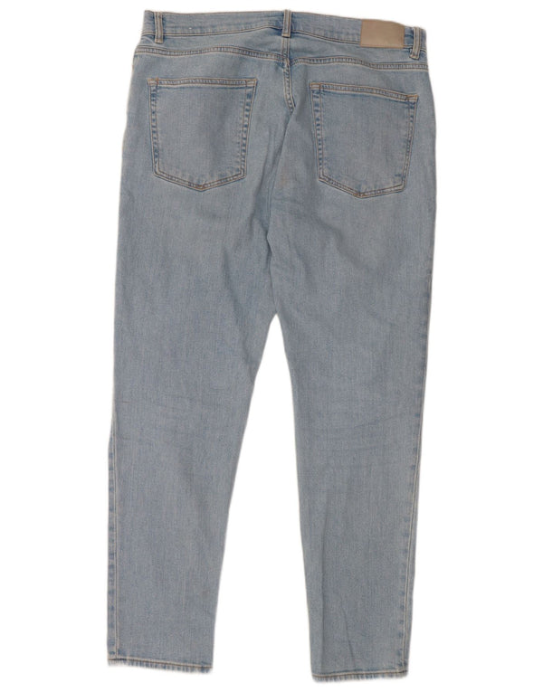 Zara Ανδρικό Slim Jeans EU 44 Large W34 L30 Blue Cotton