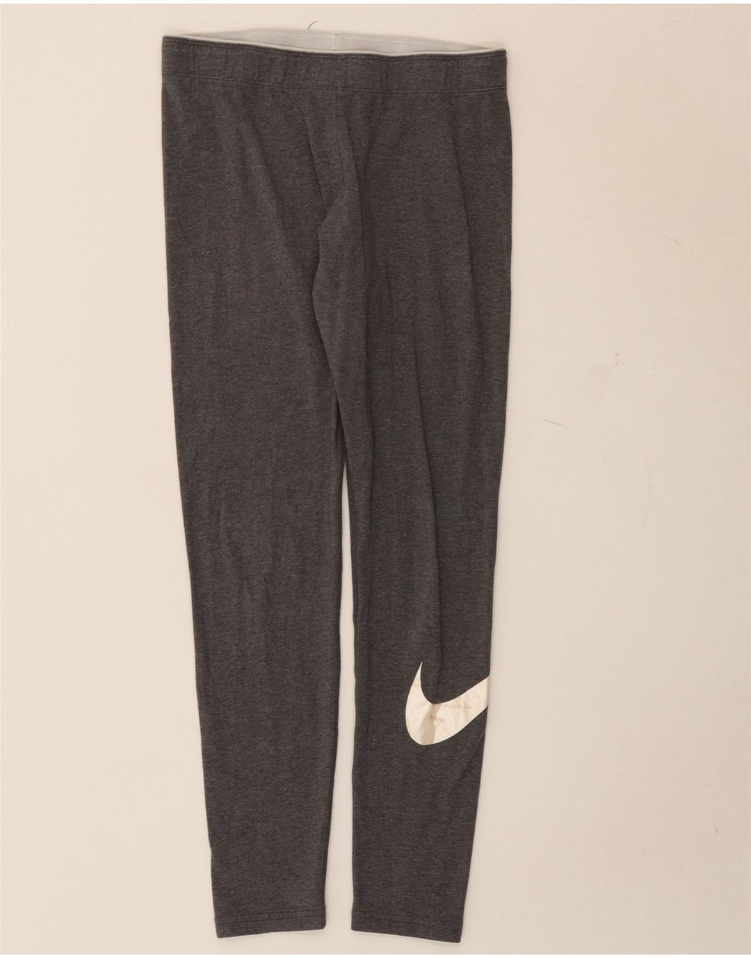 Γυναικεία γραφικά κολάν Nike UK 12 Βαμβακερά μεσαίου γκρι