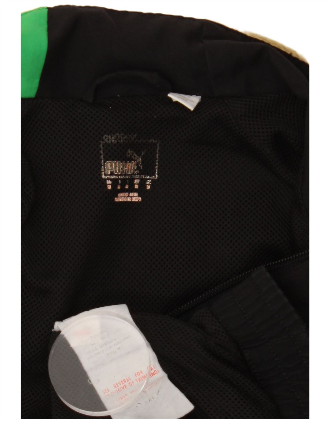 Ανδρική φόρμα PUMA Μπουφάν μεσαίου μαύρου χρώματος πολυεστέρας