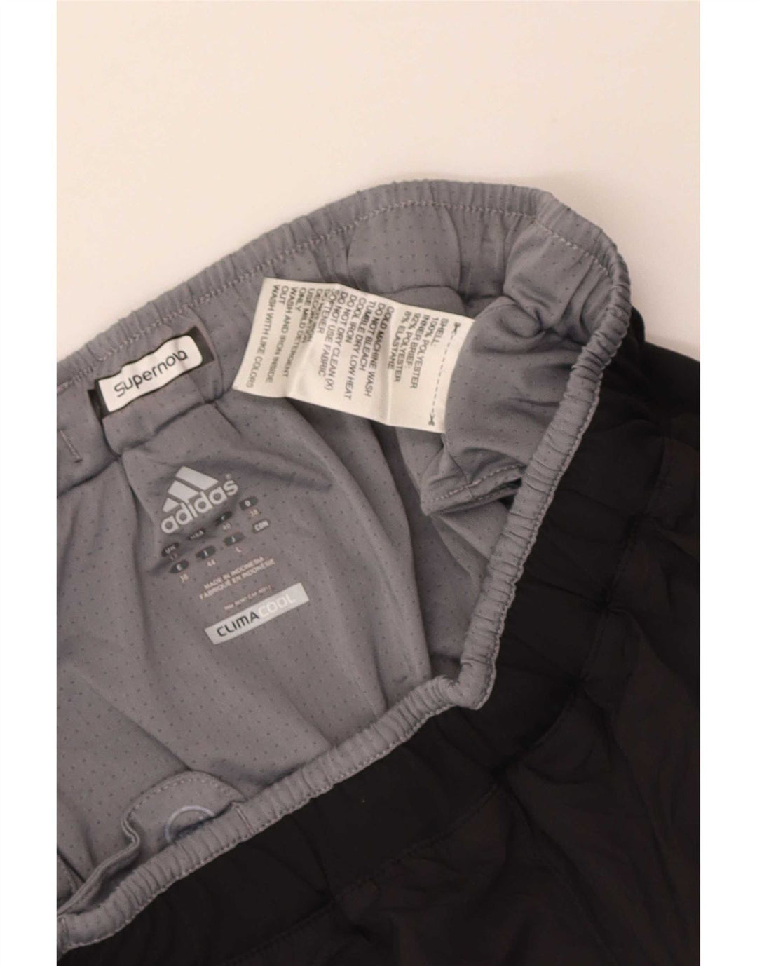 Adidas Γυναικείο Climacool αθλητικό σορτς UK 12 μεσαίο μαύρο πολυεστέρα