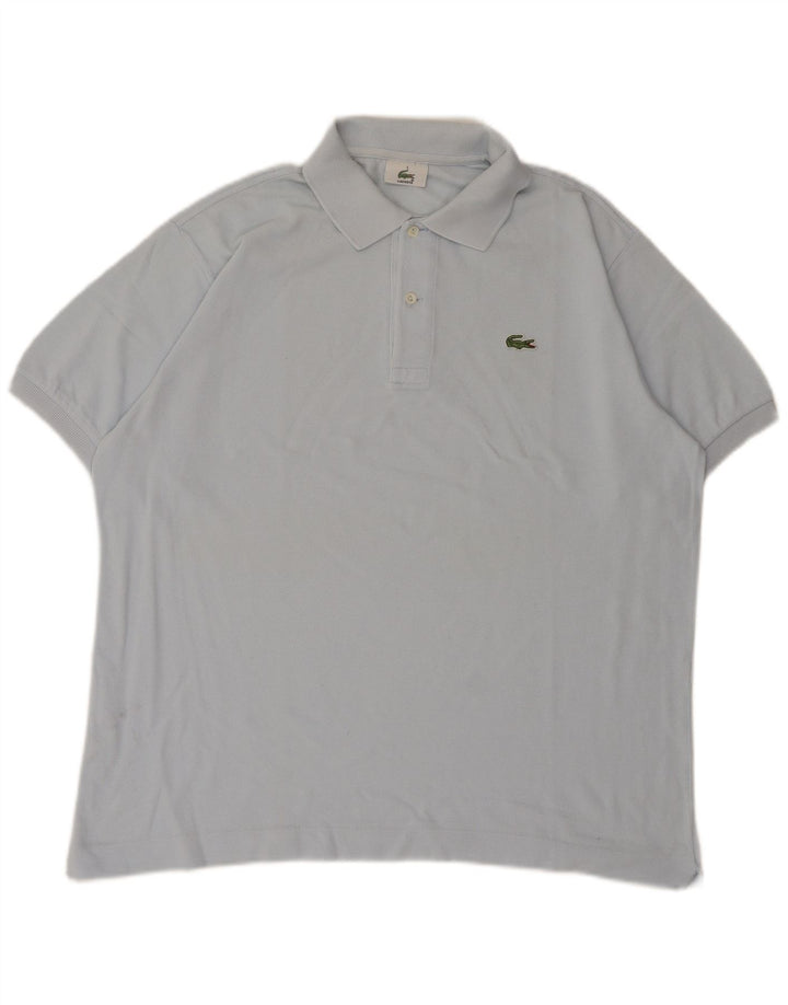 Ανδρικό μπλουζάκι πόλο Lacoste, μέγεθος 5, μεγάλο μπλε βαμβακερό