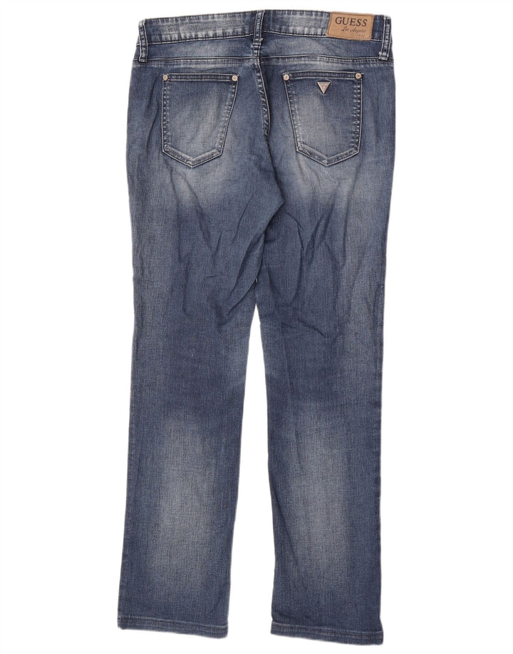 Guess Γυναικεία Nicole Straight Jeans W30 L30 Navy Blue