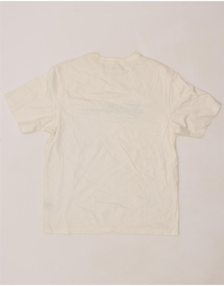 EDDIE BAUER Mens Graphic T-Shirt Top Small Off White Cotton Vintage Eddie Bauer and Second-Hand Eddie Bauer from Messina Hembry 