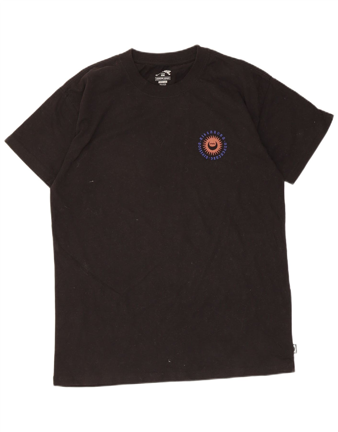 Ανδρικό γραφικό T-Shirt Billabong Top Μεσαίο μαύρο βαμβακερό