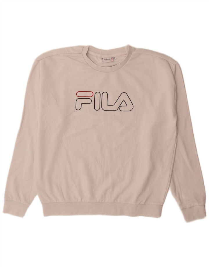 Γυναικεία γραφική φούτερ Fila Jumper UK 14 Medium White