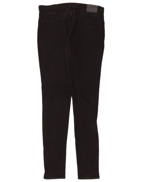 Γαλλικό Connection Skinny Jeans UK 14 Large W34 L32 Μαύρο βαμβακερό