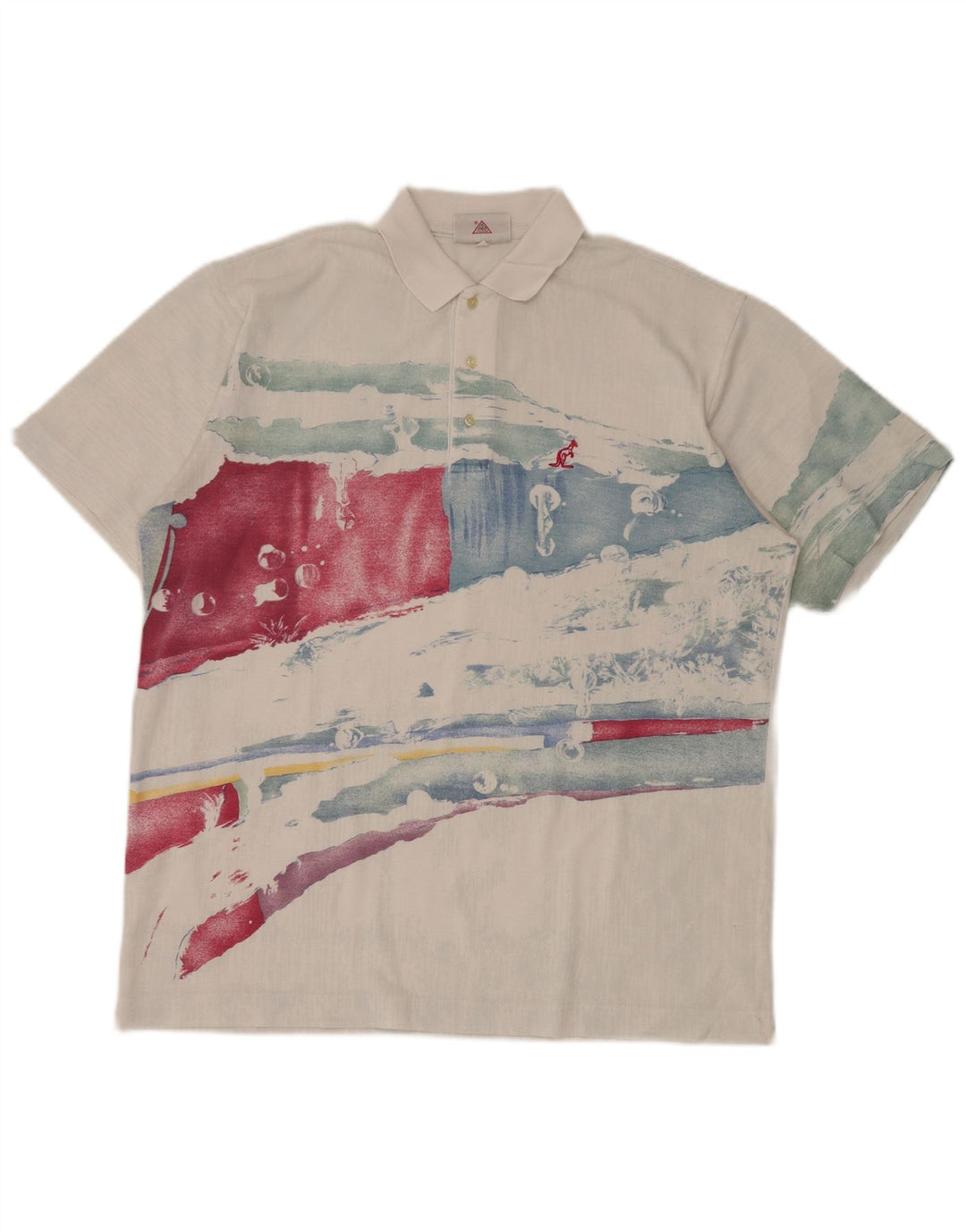 AUSTRALIAN L'ALPINA Ανδρικό πουκάμισο πόλο IT 40 Medium Off White