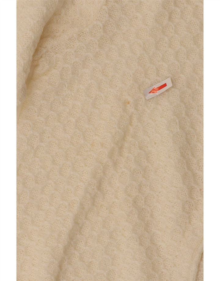 Vintage γυναικεία ζακέτα πουλόβερ UK 10 Small Off White