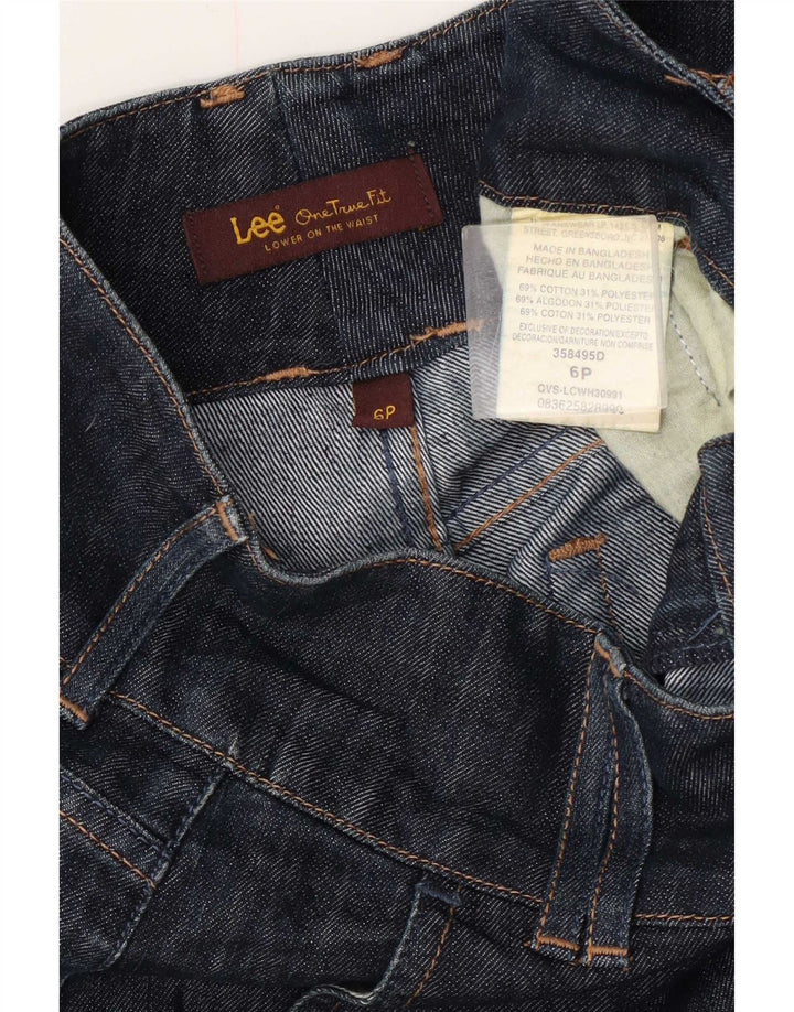 Lee Γυναικείο τζιν σορτς βερμούδα US 6 Medium W30 Navy Blue βαμβακερό