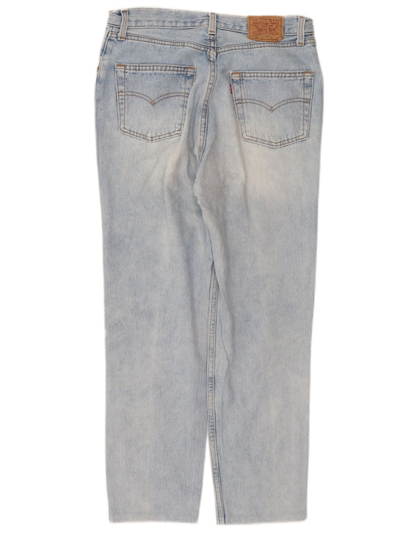 Levi's Womens 901 High Waist Straight Jeans W30 L26 Blue