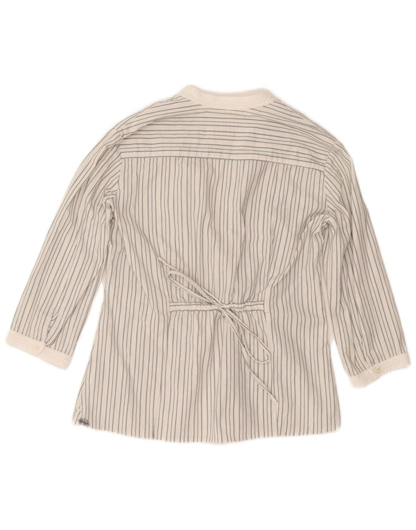 Γυναικεία μπλούζα Marlboro Classics 3/4 μανίκια τοπ EU 42 Large Grey Pinstripe