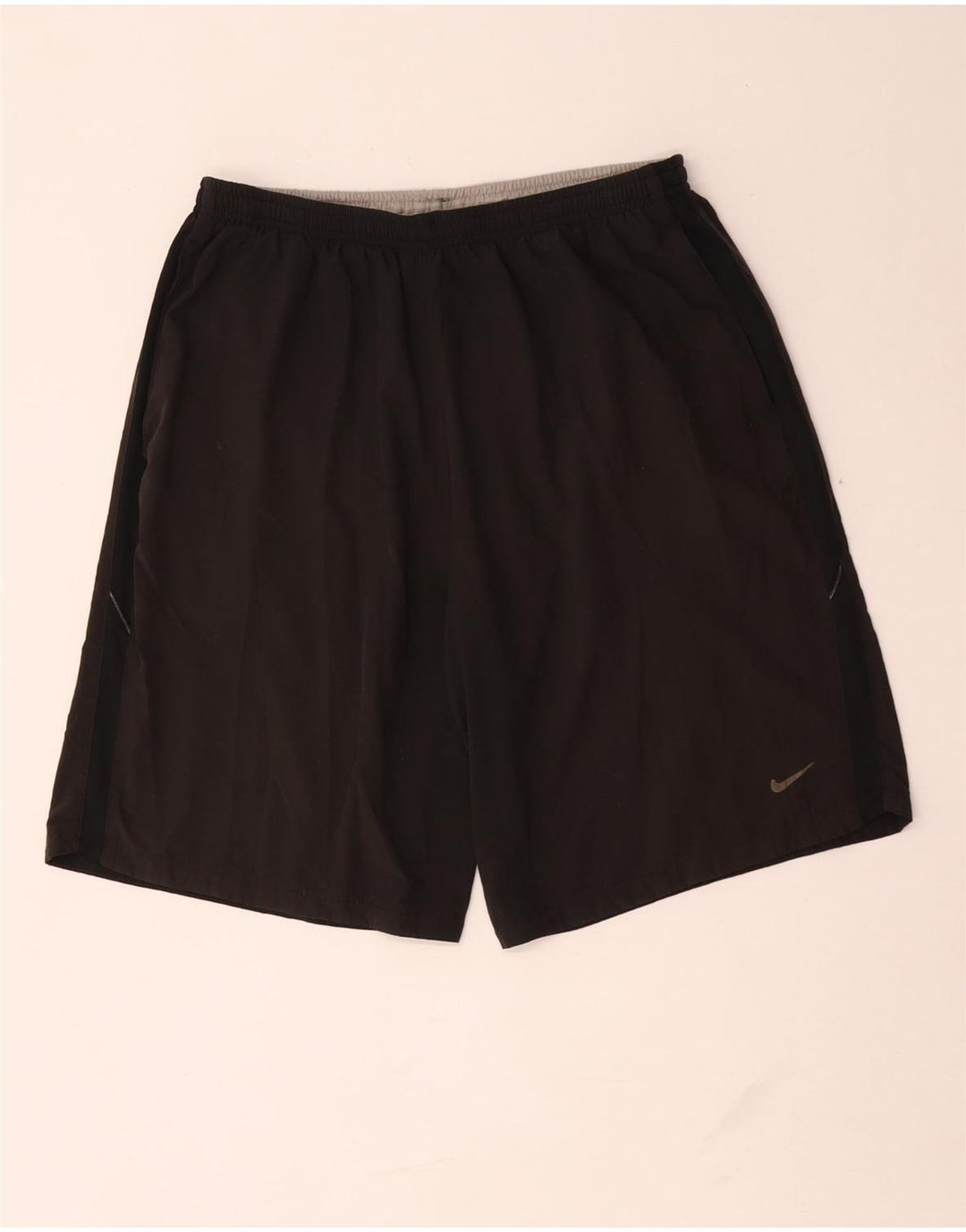 Ανδρικό αθλητικό σορτς Nike Dri Fit, μεγάλο μαύρο πολυεστέρα