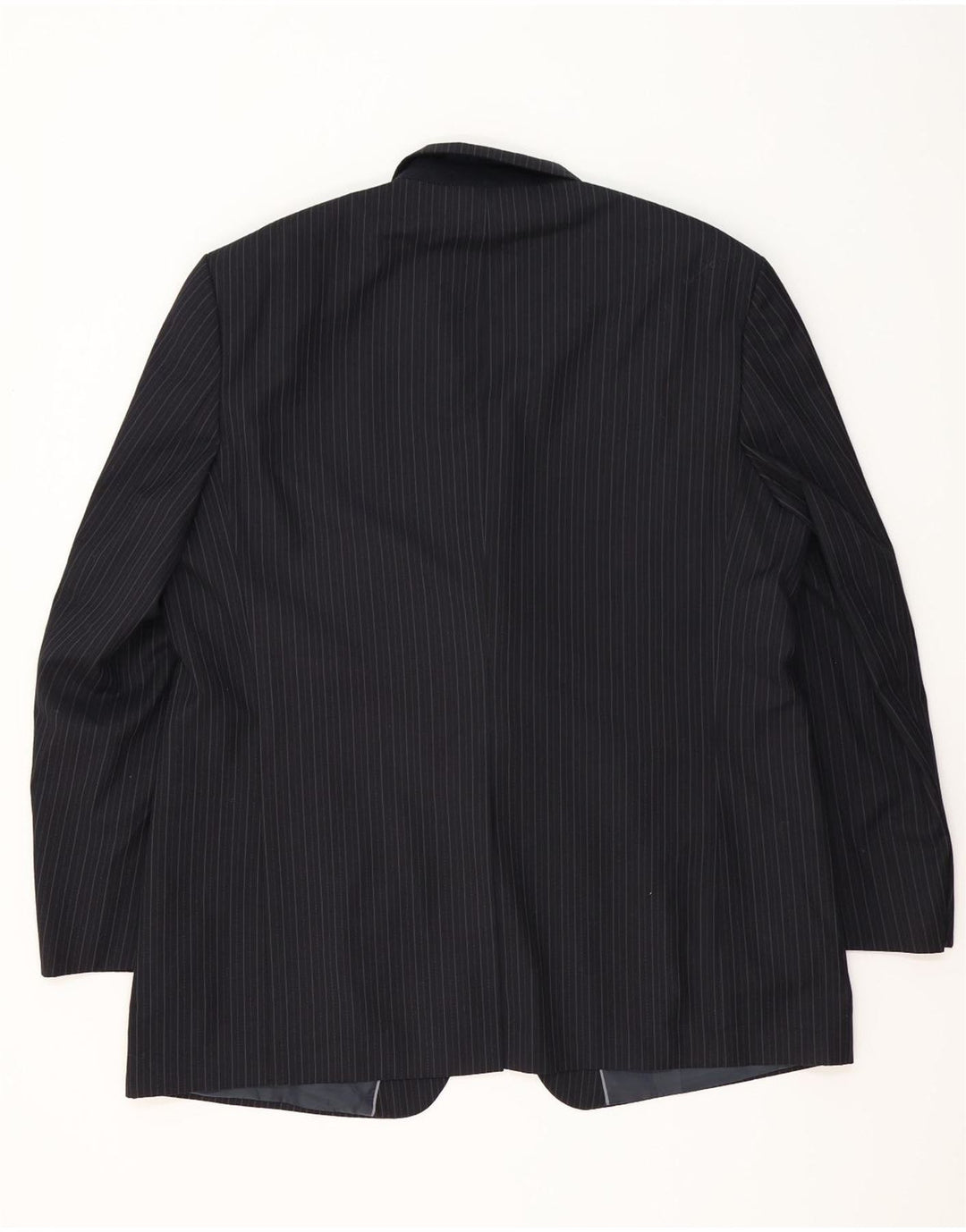 Marks & Spencer Ανδρικό μπλέιζερ με 3 κουμπιά μπουφάν UK 48 2XL Navy Blue Pinstripe