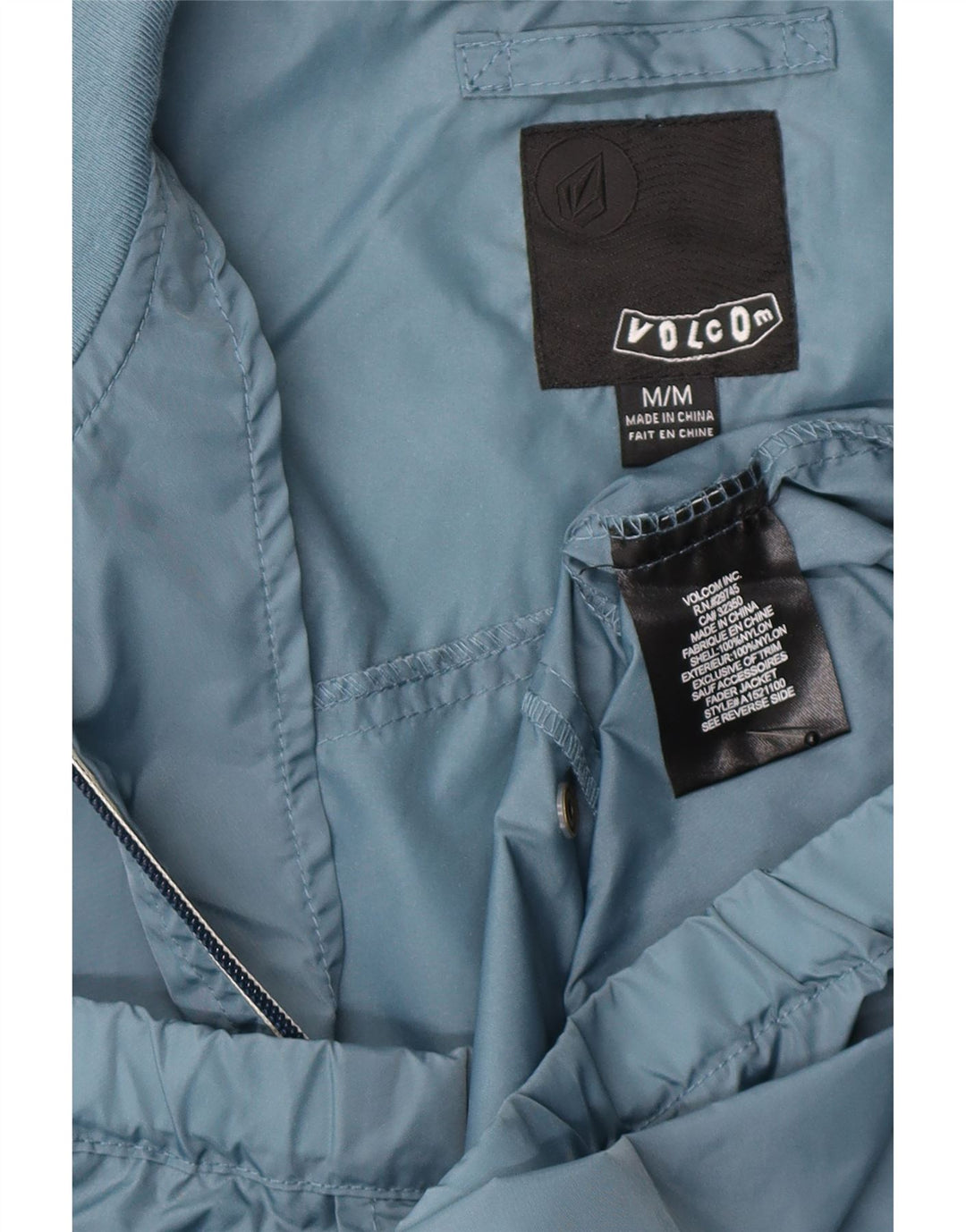 Ανδρικό μπουφάν Volcom Rain UK 38 Medium Blue Nylon