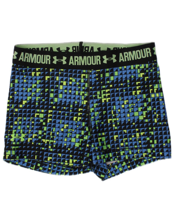 Under Armour Boys Swimming Short 7-8 Years Blue Geometric