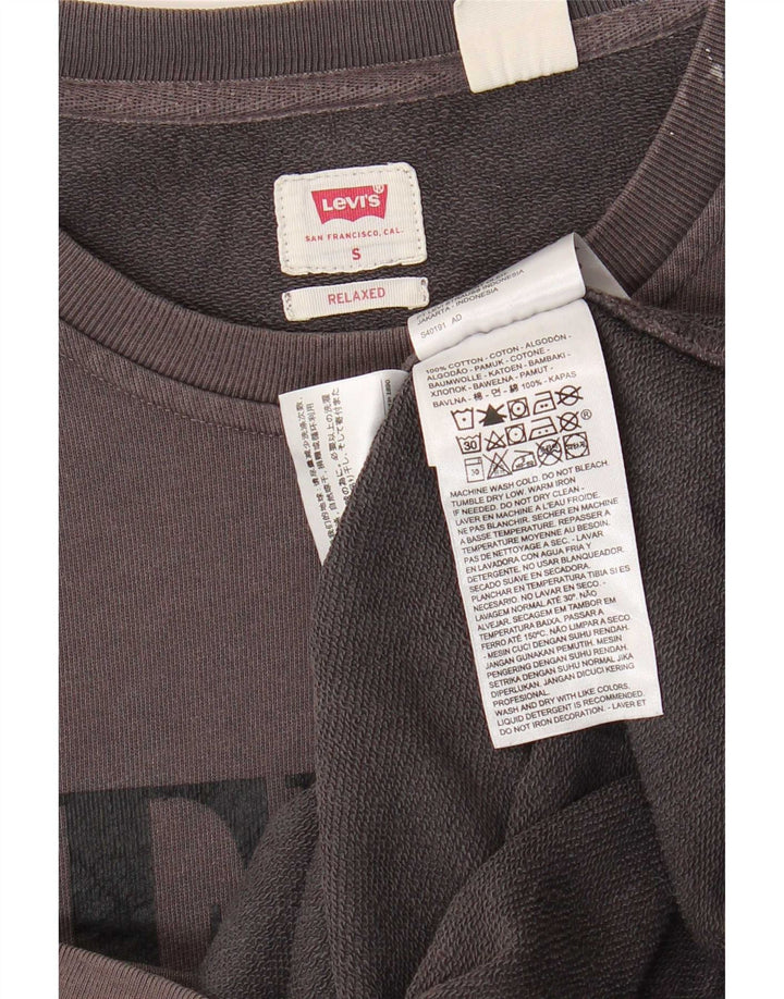 Ανδρικό φούτερ Levi's Relaxed Graphic Jumper Μικρό γκρι βαμβακερό