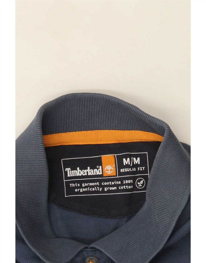 Ανδρικό μπλουζάκι Timberland με κανονική εφαρμογή, μεσαίο μπλε βαμβακερό