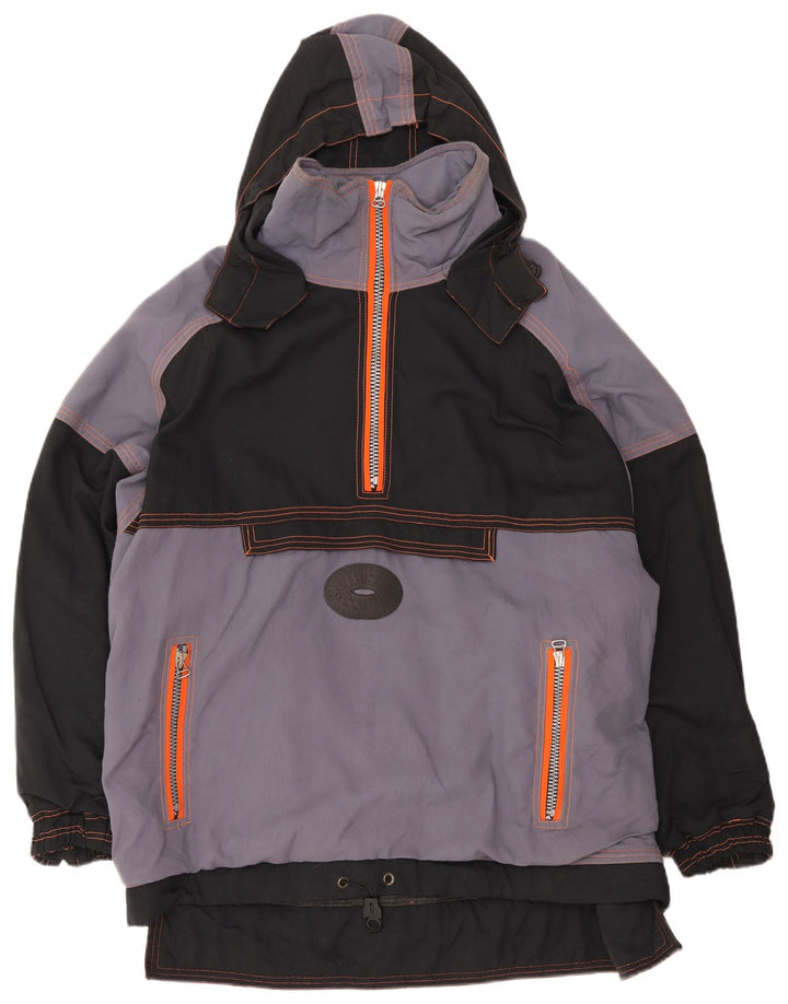 Ellesse Ανδρικό μπουφάν πουλόβερ σκι με κουκούλα UK 42 XL Γκρι πολυαμίδιο