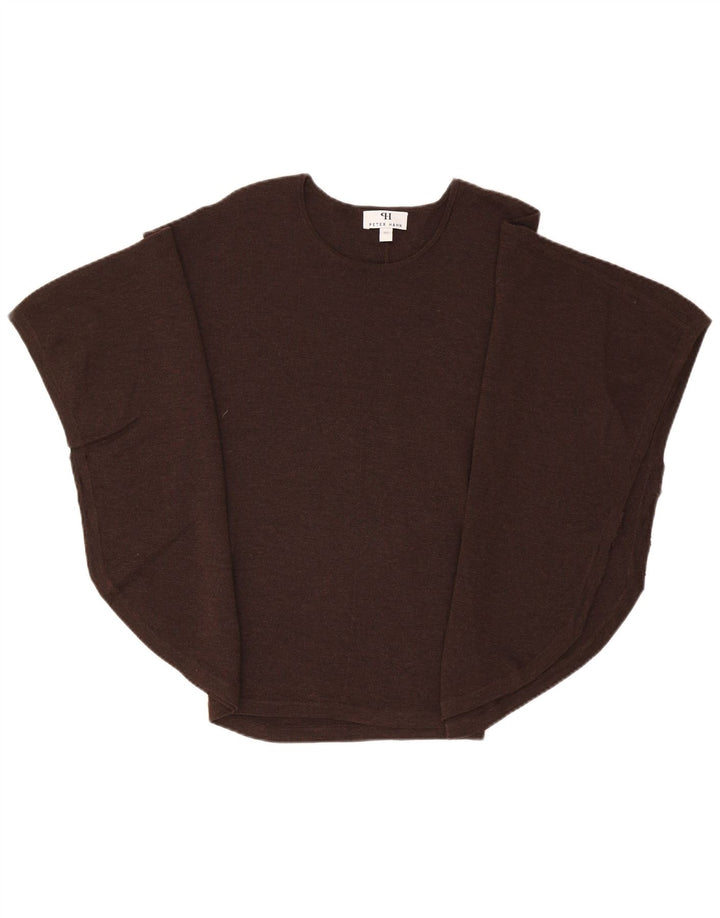 Peter Hahn Γυναικείο Poncho Jumper UK 14 Medium Brown