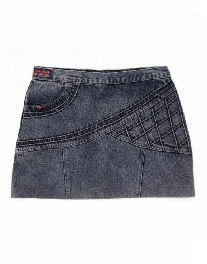 Vintage Γυναικεία Μίνι Τζιν Φούστα IT 44 Medium W30 Μπλε Βαμβακερή