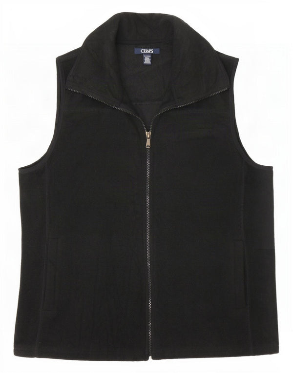 Chaps Womens Fleece Gilet UK 18 XL Μαύρος Πολυεστέρας
