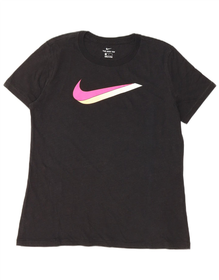 Γυναικείο γραφικό μπλουζάκι Nike Top UK 14 Medium Black