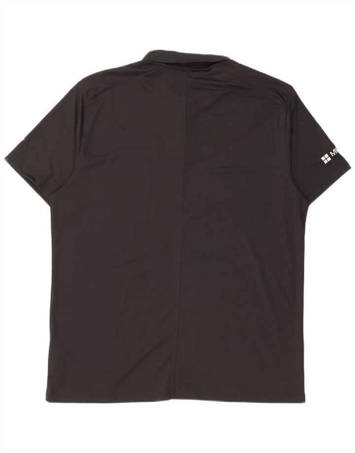 Ανδρικό μπλουζάκι Nike Dri Fit Polo μεγάλο μαύρο πολυεστέρα