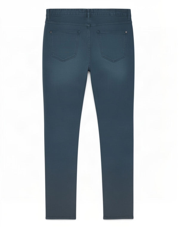 Zara Ανδρικό Slim Casual Παντελόνι EU 42 Large W32 L32 Navy Blue Cotton