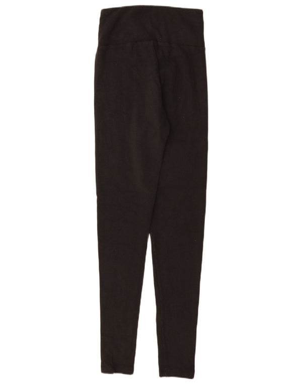 ADIDAS Womens Leggings UK 8 Small  Black