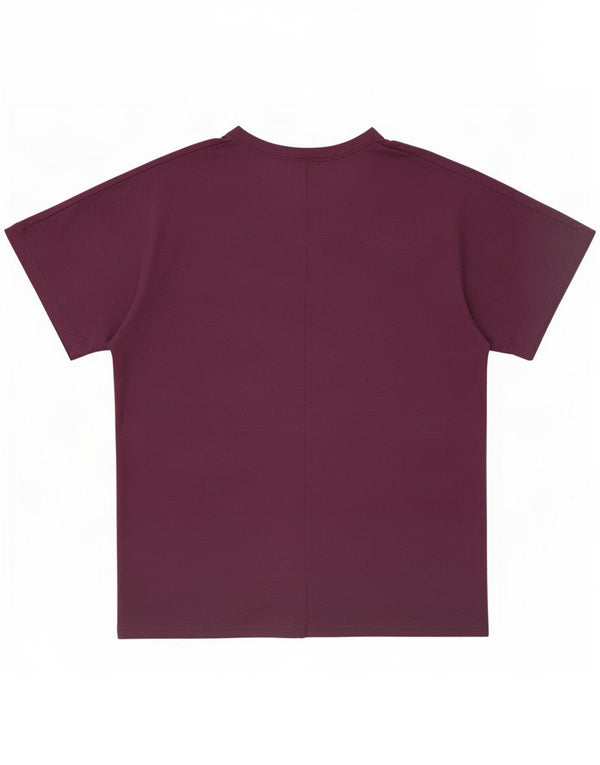Zara Γυναικείο T-Shirt Top UK 20 2XL Μωβ