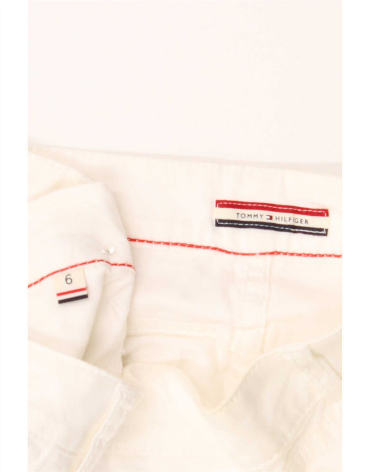 Tommy Hilfiger Γυναικείο Σορτς Chino US 6 Medium W32 Λευκό βαμβακερό