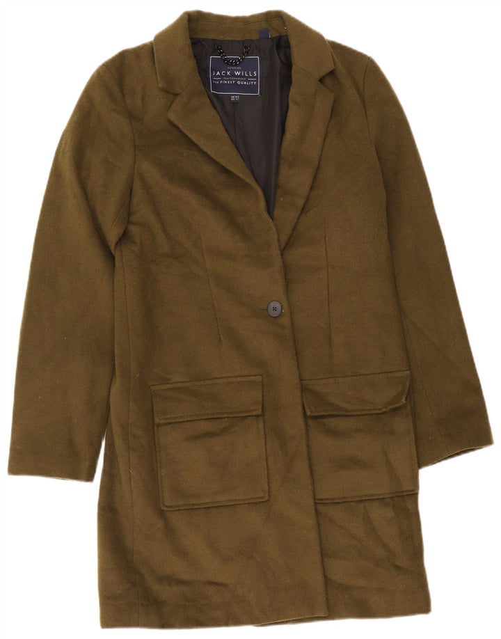 Jack Wills Γυναικείο Πανωφόρι UK 10 Small Khaki Polyester