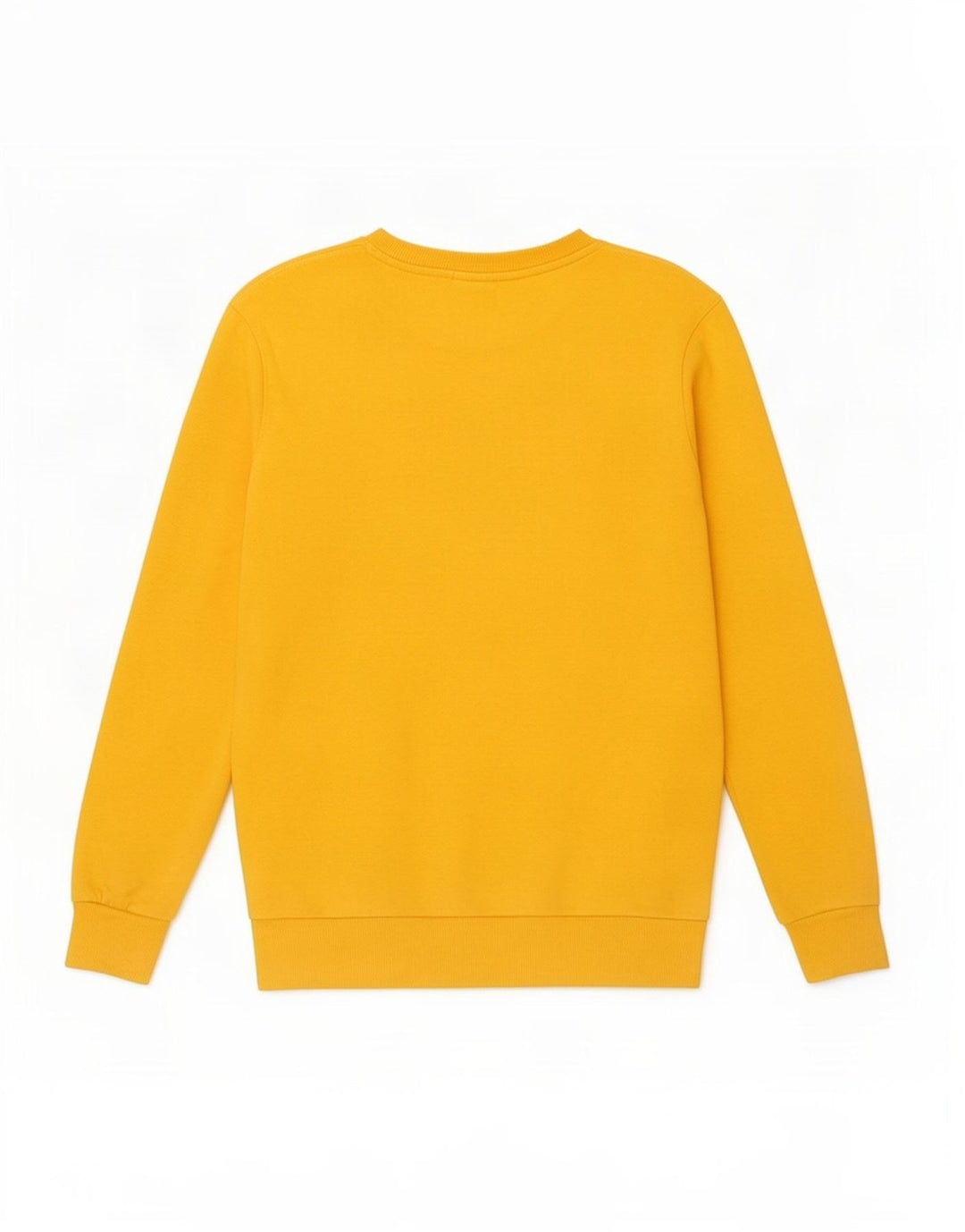 Ανδρικό φούτερ Zara Jumper Μεσαίο κίτρινο βαμβακερό