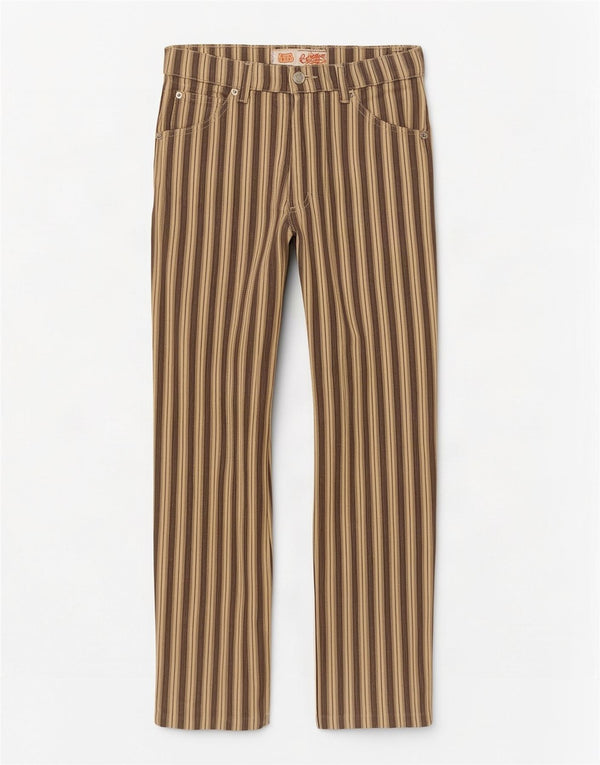 Rica Lewis Γυναικείο Tapered Casual Παντελόνι IT 46 Large W32 L27 Καφέ ριγέ