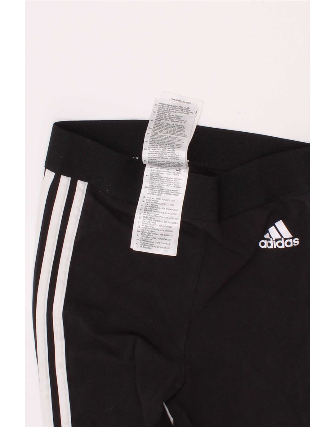 Κοριτσίστικο κολάν Adidas 2-3 ετών μαύρο βαμβακερό