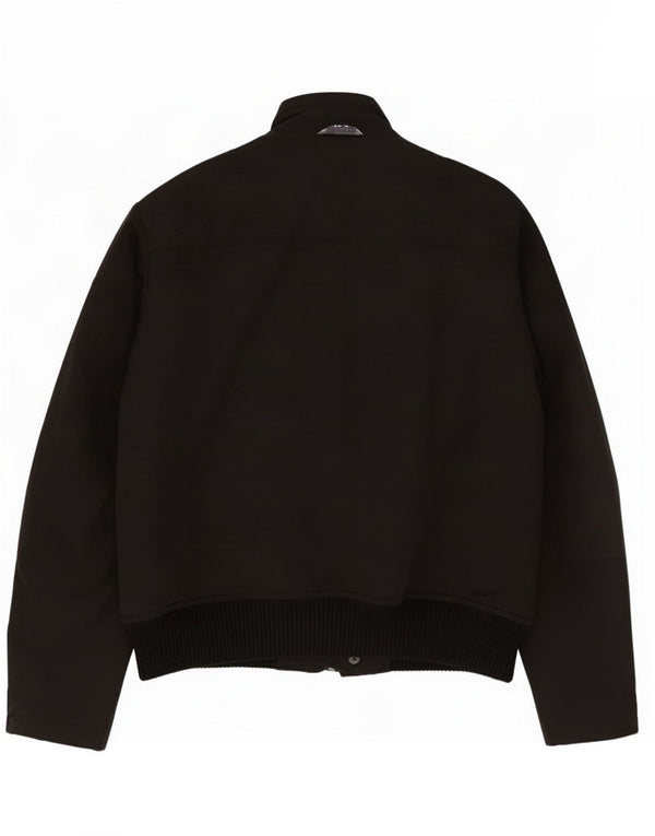 Brema Mens Bomber Jacket IT 50 Large Black Polyamide