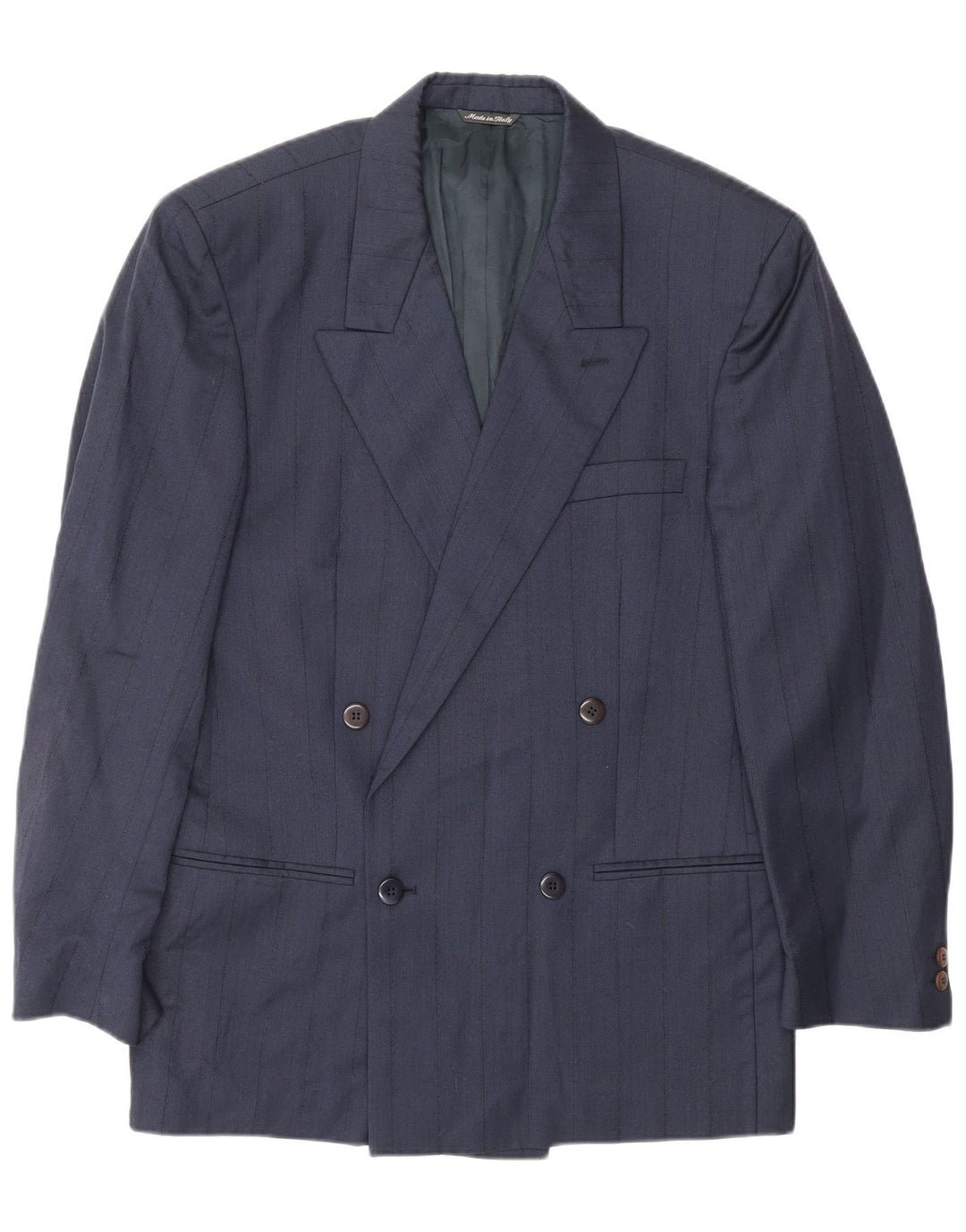 Ανδρική φόρμα 2 τεμαχίων GIANNI VERSACE UK 40 Large W30 L30 Navy Blue Classic