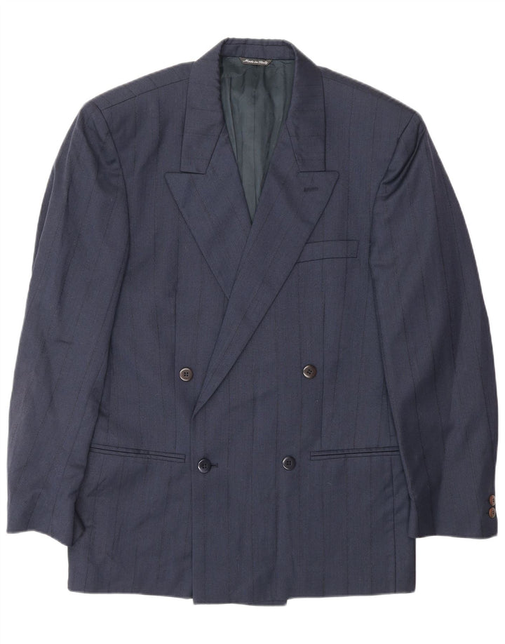 Ανδρική φόρμα 2 τεμαχίων GIANNI VERSACE UK 40 Large W30 L30 Navy Blue Classic