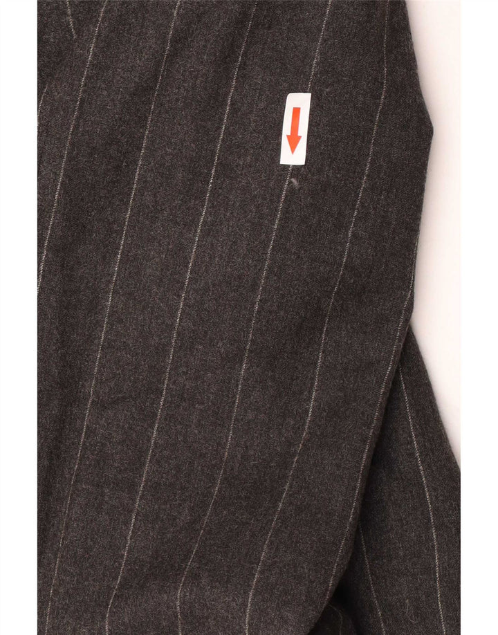 Paul Smith Ανδρικό σακάκι με 3 κουμπιά UK 40 Large Grey Pinstripe Wool