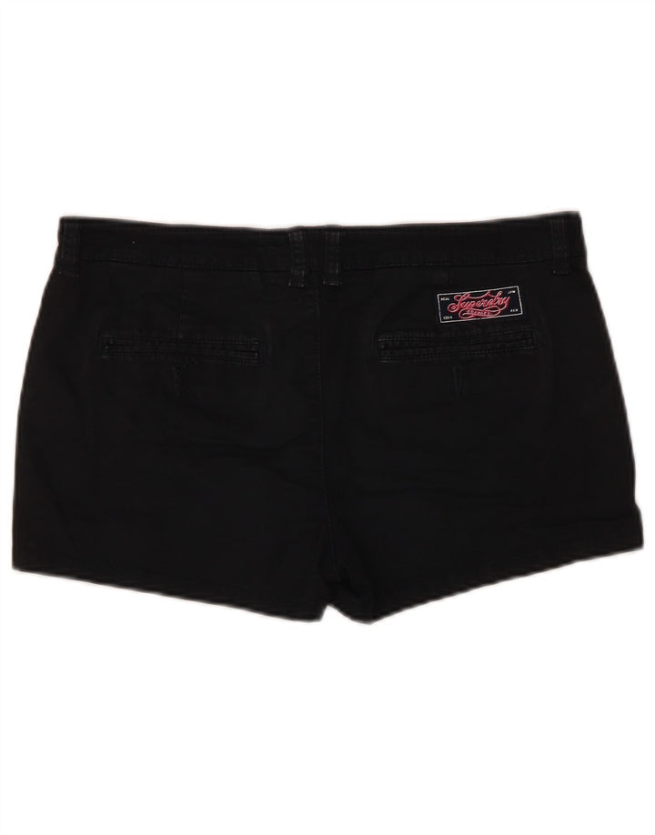 Γυναικείο Hot Παντελόνι Superdry Small W32 Μαύρο βαμβακερό