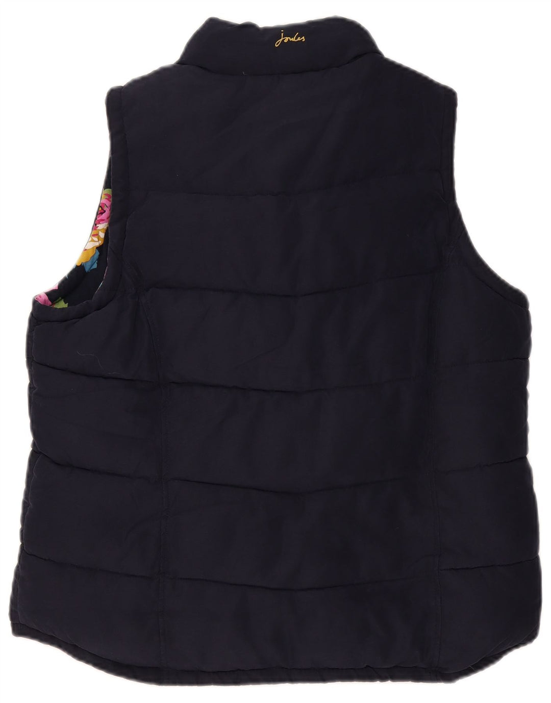Joules Γυναικεία padded Gilet UK 18 XL Navy Blue Polyester
