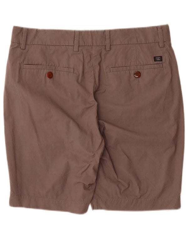 Ανδρικό κανονικό σορτς chino Superdry W32 μεγάλο καφέ βαμβακερό