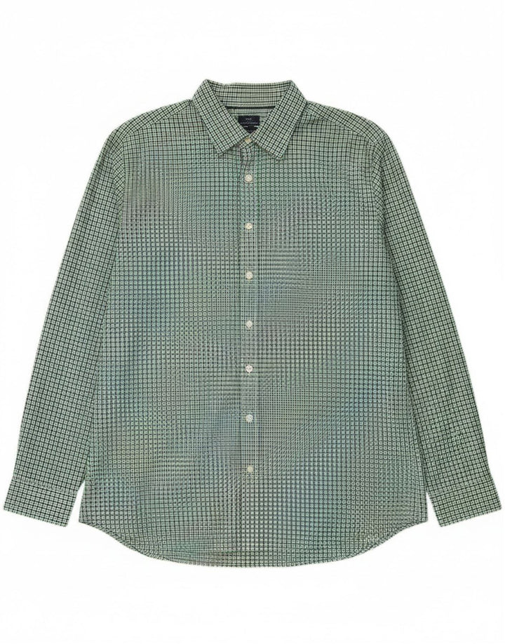Ανδρικό πουκάμισο Gap Slim Fit XL Green Check Cotton