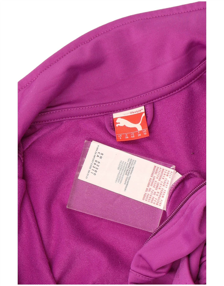 Puma Γυναικεία αθλητική φόρμα Top Jacket UK 10 Small Pink Polyester